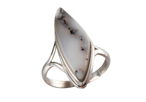 Каблучка з опалом зі срібла 