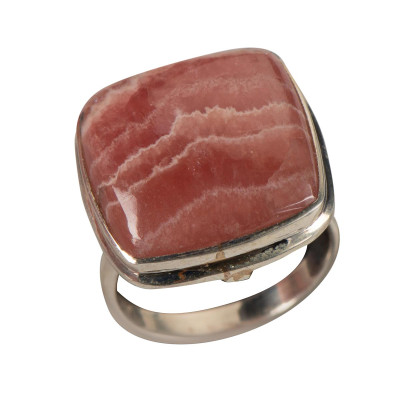 Каблучка з родохрозитом зі срібла