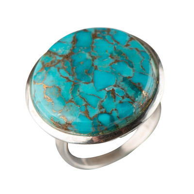 Каблучка з варісцитом зі срібла