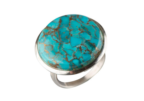 Каблучка з варісцитом зі срібла