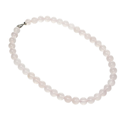 Намисто з рожевого кварцу