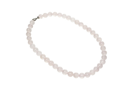 Намисто з рожевого кварцу