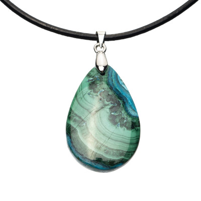 Підвіска з азурмалахітом