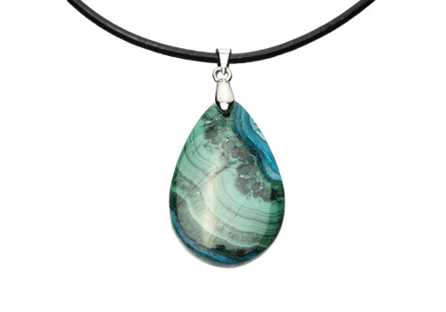 Підвіска з азурмалахітом