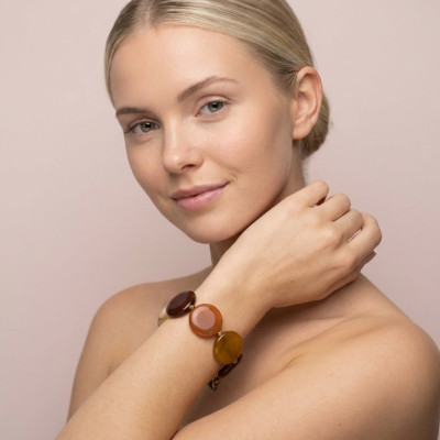 Браслет з агату