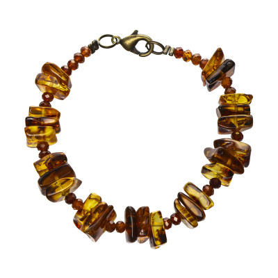 Браслет з бурштину