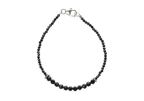 Браслет з натурального сапфіра