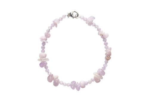 Браслет з натурального кунциту