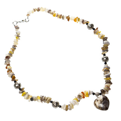 Намисто з агату Ботсвана