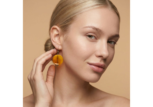 Сережки з агатом 