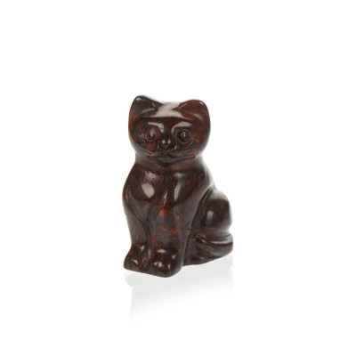 Фигурка Кот из яшмы
