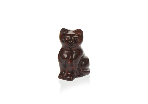 Фигурка Кот из яшмы