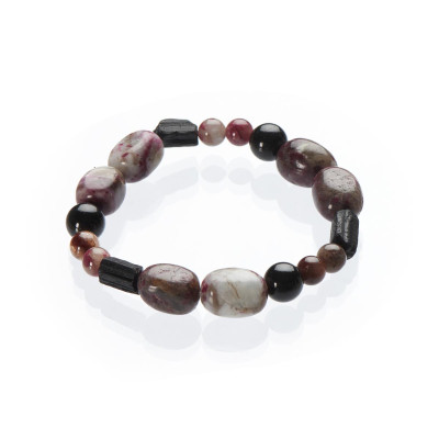 Браслет з натурального турмаліну