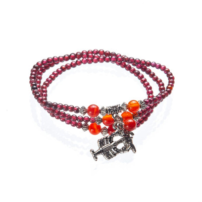 Браслет с гранатом