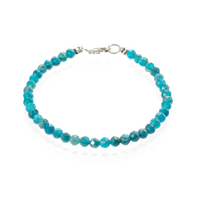 Браслет із натурального апатиту