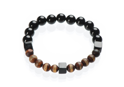 Браслет чоловічий  з агатом